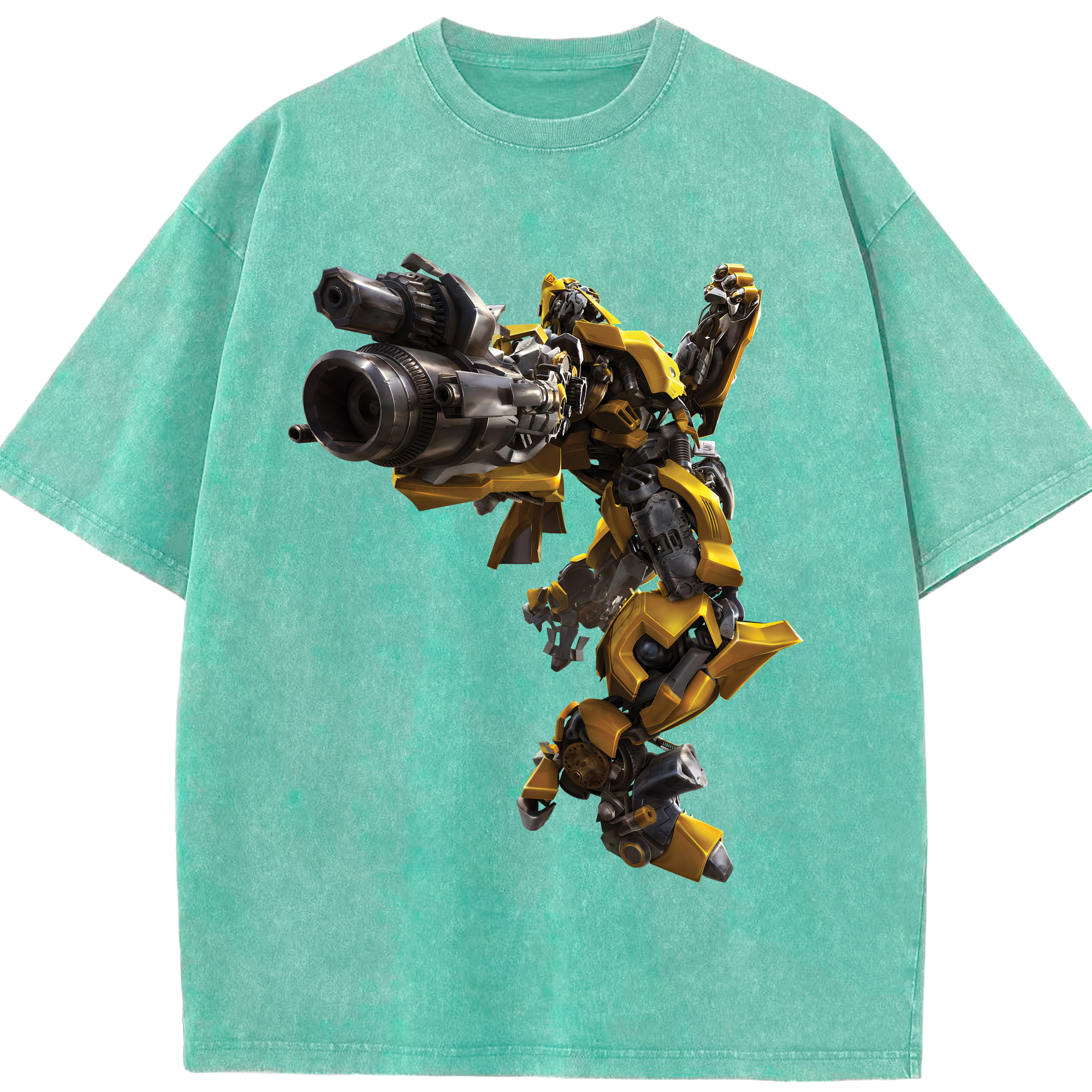（画像用） Transformers トランスフォーマー 綿100% ヴィンテージ風 半袖Tシャツ（フロントプリント）